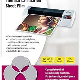 VMS Starlam Thermal A4 Lamination Pouch Sheets 225mmx310mm 125 Micron 100 Laminating Sheets for Certificate and Documents-29