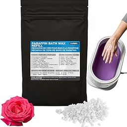 Carmel Paraffin Bath Wax, Rose Scented (1lb), For Hands and Feet-image-52