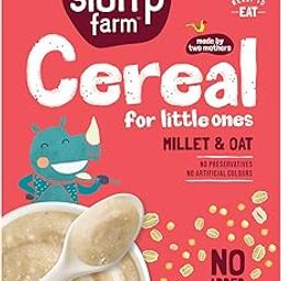 Slurrp Farm Porridge, Millet And Oats Powder | Instant Healthy Wholesome Food, No Added Sugar No Salt, 250 G-image-48