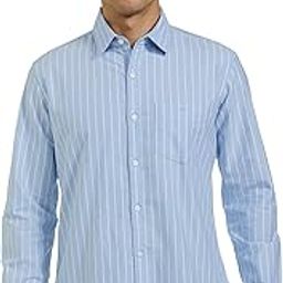 Men's Casual Oxford Stripes Shirts| Effortless Ironing | Superior Fit-image-2