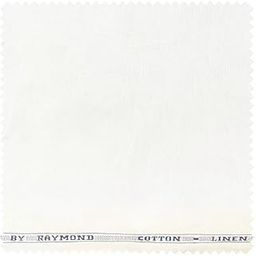 Raymond Cotton-Linen Fabric (All Weather Fabric, Unstitched Premium, Solid, Less Wrinkles) (White) (1.6 Meters for Shirt)-image-11
