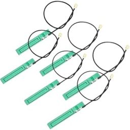 NISTECH GSM PCB 3dbi Antenna WiFi 3dbi PCB Antenna (Pack of 6) 2.5Ghz to 5.8 IPX IPEX WLAN Laptop Bluetooth Wireless Module SIM900 SIM800L SIM908 SIM800C-4
