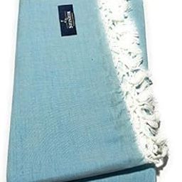 SHISHIR Cotton Handloom Dull Chadar for All Season Standard_Blue Easy to Carry in Traveling in Train Buses-image-69