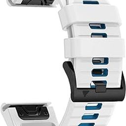 22mm & 26mm Silicone Watch Band for Garmin Fenix 8/7/6/5, Epix/Epix Pro, Forerunner 965/955 - Quick Release Strap Compatible with MARQ, Quatix, Tactix, Enduro & Approach S60/S62/S70-image-71