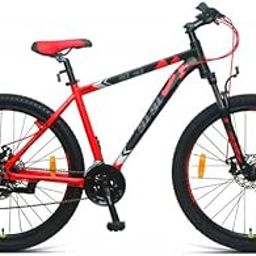 Ninety one Night Blade Cycle in 27.5t Size with 24 Speed Shi-Mano Gears with Full Alloy Lightweight Frame with Dual disc Brakes with Cassette System in Wheel for Age Group 12+-image-25