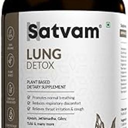 RHN Satvam Lung Detox Supplement (60 Tablets)| Natural Herbal Respiratory Support for Lung Cleanse, Detox, and Breathing Wellness-image-25