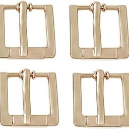 4pcs Replacement Metal Belt Buckle for Leather Belt Handbag Strap Golden-picture-6