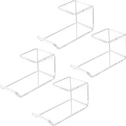 headphone stand wall mount (Under the Desk - Pack of 4, Clear)-picture-10