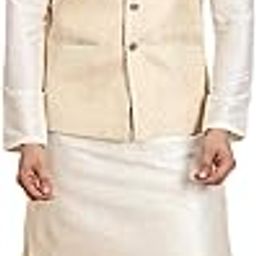 Kurta Jacket Set with Pyjama for Men-image-26