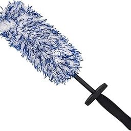 MVM Enterprise Car Wheel Cleaner mop Brushes No Metal Wheel Cleaning Soft Dense Car Wheel Brush Multipurpose Use for dust Remove Soft Bristle dusting for car Interior(1 pcs)-5