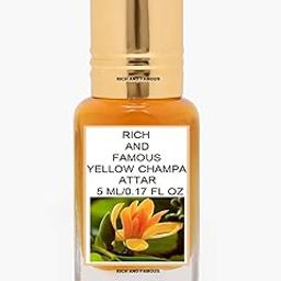 RICH AND FAMOUS Yellow Champa Attar For Men & Women (5ml)-image-88