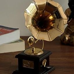 eCraftIndia Antique Music Decorative Canon Brass Showpiece (10 cm x 10 cm x 23.75 cm, Red and Brown)-image-16