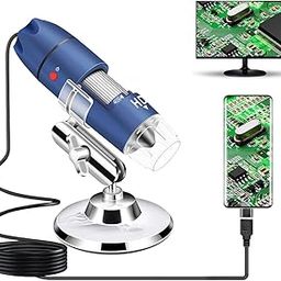 2K HD 2560x1440P USB Digital Microscope for Android Cellphone and Tablet Windows Mac Linux, 40X to 1000X Magnification Endoscope Handheld Mini Magnifier Camera for Coin Facial Skin Scalp-17