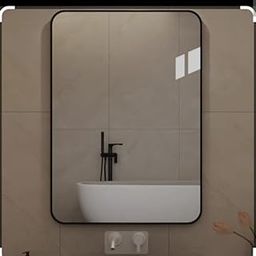 Minimalist 12x18 Frameless Wall Mirror – Crisp Polished Edges – Great for Bathroom, Bedroom, or Entry – Clean Design for Contemporary and Space-Conscious Interiors-44