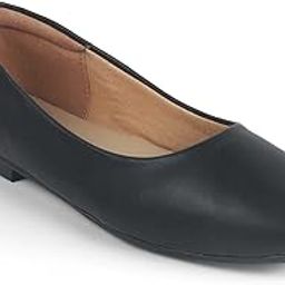 KIESTA Women's Ballerina Shoes Footwear - Square Toe Ladies Ballet Flats Formal Casual Comfortable Wear-picture-47