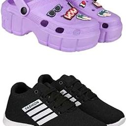 Extra Soft Classic Casual wear with Flexibility Technology Flats Combo for Women's/Girl's(2012+1708)()-image-50