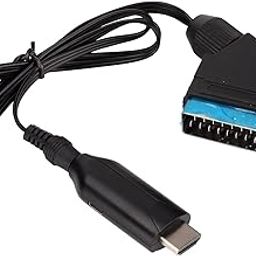 UBERSWEET® Scart Adapter for VCR DVDs, Video Capture Cards ABSHD Multimedia Interface to Stable Portable-16