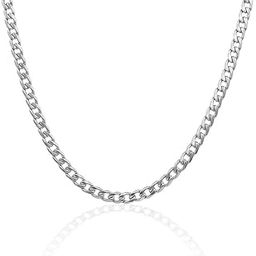 Elegant Statement Fashion Stainless Steel Necklace Chain Mens Boys-image-50