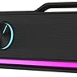 Portronics Decibel 22 10W Wireless Bluetooth Soundbar with RGB Light, Volume Controller, 3.5mm AUX Slot(Black)-image-27