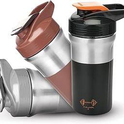 Nayasa Alloy Cross Fit Stainless Steel Gym Shaker Bottle | 900ml | Leakproof & Durable | Pre & Post Workout Sipper Bottle | BPA-Free Sports Shaker for Protein, Smoothies | Gym & Fitness Bottle | Black-image-76