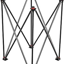 WZ STATS Black Color Foldable Height Adjustable Carrom Board Stand-13