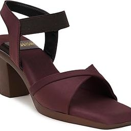 Women's Shimmerstep Heel Sandal Comfortable Cushioned Footbed Adjustable Straps Anti-Slip Outsole Stylish & Elegant Design For Girls/Ladies-image-93