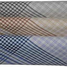 PREMIUM HANKIES- CHECKS - A PACK OF THREE MENS HANDKERCHIEF-picture-51