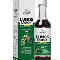 VANVASI AYURVEDA Lungs Detox Syrup, 500ML | Supports Respiratory Health, Reduces Infection Risk & Clears Lung Toxins | Enhances Lung Function & Vitality-24
