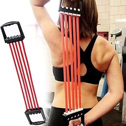 SEAHAVEN Multipurpose Strandpulling 5 in 1 Detachable Resistance Ropes for Chest Developing and Expanding-image-55
