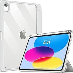 ProElite Case Cover for Apple iPad (A16) 11th/10th Generation (2025/2022), Transparent case Cover with Pencil Holder for iPad 11th/10th Gen 2025/2022, Grey-30