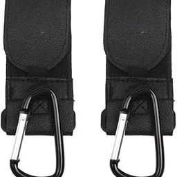 THE STYLE SUTRA® Metal Leather Buggy Clips Baby Pram Pushchair Stroller Hooks 2PCS Black | Baby | Strollers & Accessories | Stroller Accessories | Other Stroller Accessories-picture-21