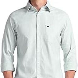 Vertical Stripe Cotton Shirt-image-31