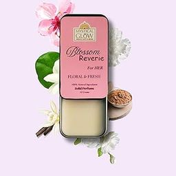 Blossom Riverie Solid Perfume | Long-Lasting Natural Fragrance | Cherry Blossom, Jasmine & Sandalwood Balm | Alcohol-Free & Skin-Friendly Perfume | Mystical Floral Blend-image-28