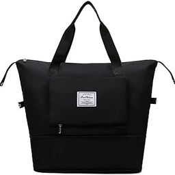 nylon 4 Cms Duffle Bag(0_Black)-image-4