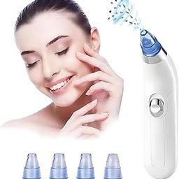 Multi Function Blackhead Whitehead Remover Vacuum Tool, Skin Cleaner, Pimple Removal Tool, Acne Pimple Pore Cleaner Vacuum Suction Extractor Device for Men and Women (4 In 1)-image-28