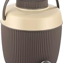Cello Wow Insulated Water Jug | Wide Mouth for Cleaning | Leak Proof & Portable Water Jug | Easy to Carry | Ideal for Travel, Picnic, Homes, Offices, Shops, and Clinics | 4.7 litres, Brown-image-65