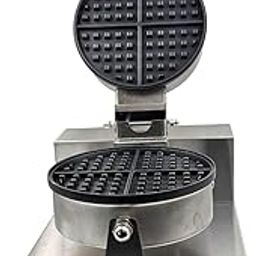 1200W Belgian Waffle Maker – Round Non-Stick Waffle Iron with Timer & Teflon-Coated Plate | Stainless Steel Body, 220V-picture-20