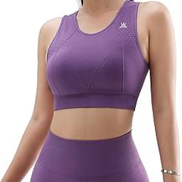 Medium Impact Slip on Everyday Sports Bra for Women - Lightly-Padded | Yoga Top | Lined Cups with Removable Inserts (Imported)-image-24
