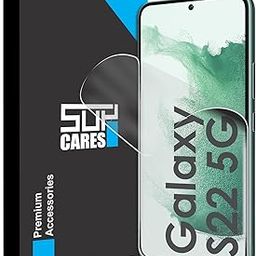 SupCares TPU Anti Glare Matte Unbreakable Membrane Screen Protector for Samsung Galaxy S23 and Galaxy S22 (6.1 Inch) With Easy Self Installation Kit | Fingerprint Working | Edge to Edge Coverage-image-78