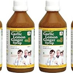GLG5 Garlic Lemon Ginger Syrup 225ml/~250 Grams Each - Combo Offer 4-in-1: Natural Wellness Elixir with the Power of Garlic, Lemon, and Ginger - Herbal Syrup Duo for Holistic Well-being, Flavorful Infusion, and Potential Health Benefits-image-10