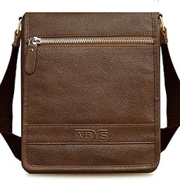 Genuine Leather Tan Unisex Cash Bag||Messenger Bag||Neck Pouch||Travel Bag with Adjustable Strap-39