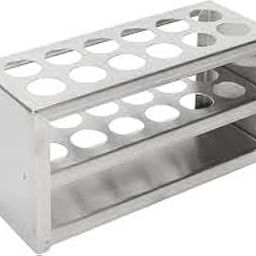 Test Tube Stand Stainless Steel 304 grade, Size 26 mm × 12 Holes Test Tube rack for Laboratory Pack of 1-picture-14