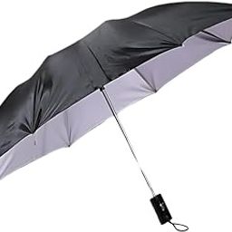 RainPro Foldable Umbrella for Men & Women | Windproof, UV-Resistant, Automatic Open & Close – Black-picture-56