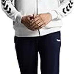 hummel Promo Men's All weather Regular Fit Track Suit with Zipper and Pockets Comfortable Breathable Stretchable Soft Fabric For Everyday Use Ideal for Gym Training or Running Loungwear-picture-7