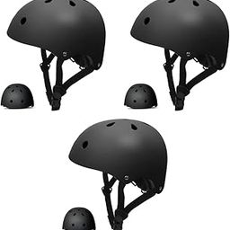 Proberos® Helmet Cycling for Teens Adults Biking Adjustable Chin Strap ABS Shell with EVA Foam Cushioning Lining Safety for Skating Indoor Rock Climbing Skateboarding M 3PCS-image-39