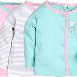 baby go Full Sleeve Set of 3 TEES Combo for Baby Girls(6-9M,Pink)-picture-18