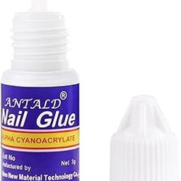 Quick Drying Artificial Nail Glue For Fake/False Nails | Easy to Apply Professional Adhesive Beauty Nail Art Glue (Pack of 1 x 3 Grams)-19