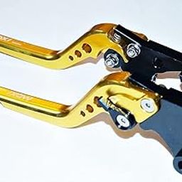 Aow Attractive Offer World Adjustable Brake Clutch Lever Fit for Royals Enfiield All Models (Colour : Gold)-33