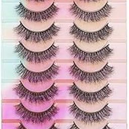 GOURI COSMETICS™ 3D FALSE EYELASHES - False Eyelashes for Women - (10 Pair Pack: GC206)-picture-45