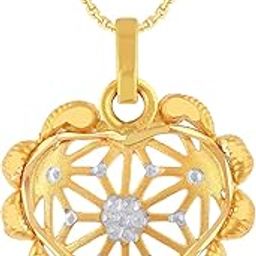 Yellow Gold Pendant for Women 22k | 22 kt (916) BIS Hallmark Gold Pendant for Women & Girls | 22 Karat Gold Jewellery for Birthday, Wedding, Anniversary & Diwali Gift-image-14